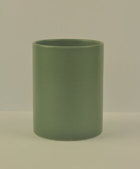 Aardewerk spatelpot Sage Green