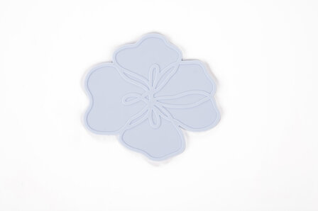 Siliconen Glasonderzetter Violet Blue