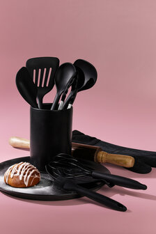 Aardewerk spatelpot Black Pepper