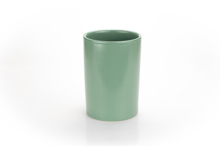 Aardewerk spatelpot Sage Green