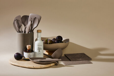 Aardewerk spatelpot Nutmeg Grey