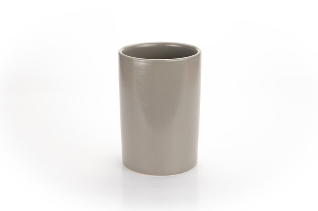 Aardewerk spatelpot Nutmeg Grey