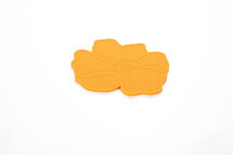 Siliconen Glasonderzetter Poppy Orange