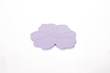 Siliconen Glasonderzetter Anemone Lila