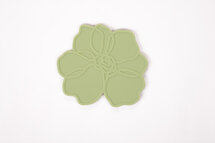 Siliconen Glasonderzetter Anemone Green