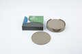 Siliconen set glas onderzetters 7-delig Nutmeg Grey