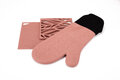 Siliconen set glas onderzetters 7-delig Raspberry Pink