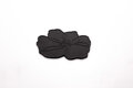 Siliconen Glasonderzetter Poppy Black